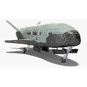 Boeing X37 Reusable Robotic Spacecraft 3D